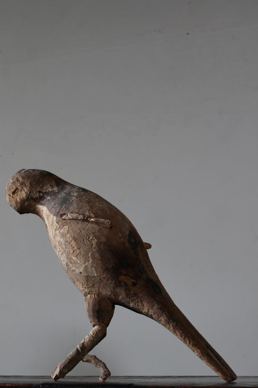 Wood-Carved Bird
